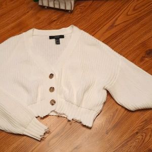 Forever 21 Crop Cardigan Sweater